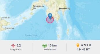 Gempa M5,2 Guncang Tahuna, Kepulauan Sangihe