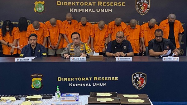 Polisi Tangkap 11 Tersangka Judi Online, Rp61 M Disita