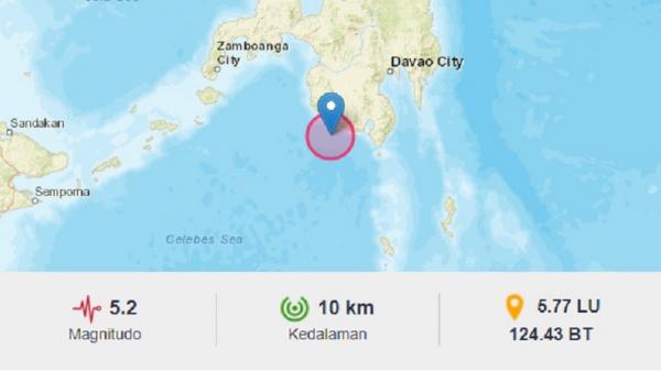 Gempa M5,2 Guncang Tahuna, Kepulauan Sangihe