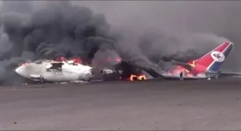 Pesawat Jamaah Haji Hancur Usai Serangan di Yaman