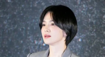 Song Hye Kyo Tampil Perdana dengan Gaya Rambut Wolf Cut