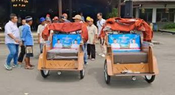 Tukang Becak Tulungagung Dapat Bantuan Becak Listrik Presiden